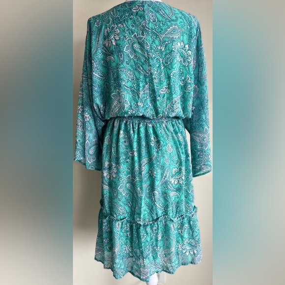 FLYING TOMATO PULLOVER V-NECK FLUTTER SKIRT DRESS, SZ 2X - Picture 7 of 9